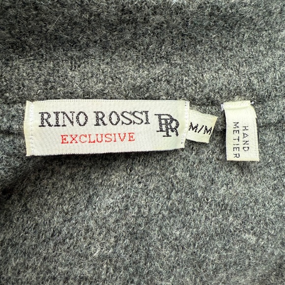 Super comfy and warm Rino Rossi “Exclusive” heather grey shirt-jacket - Picture 9 of 9